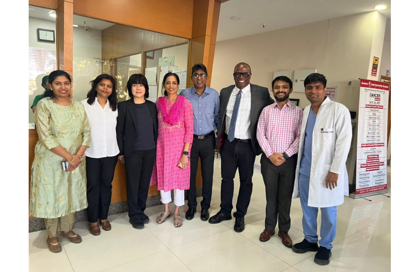 Rakuten Medical Team Visit at Bankers Group of Hospitals